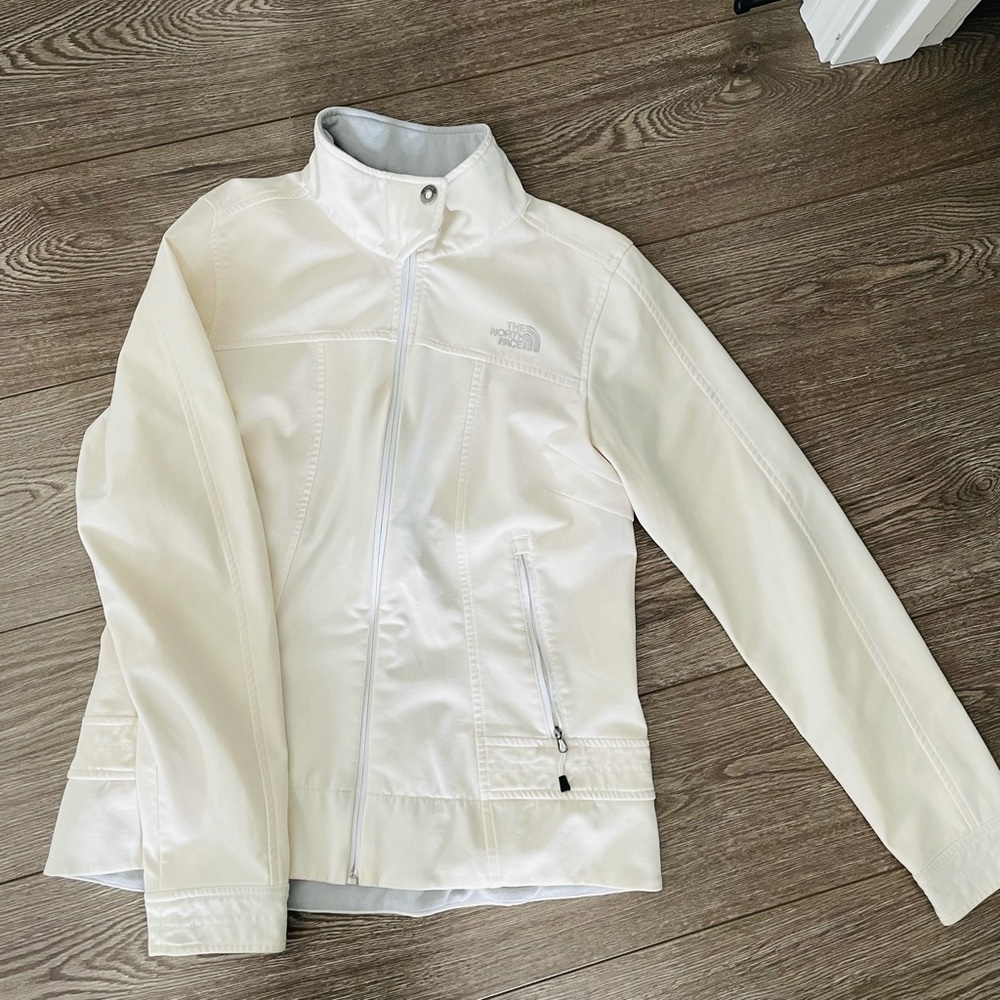 White Spring North Face Jacket